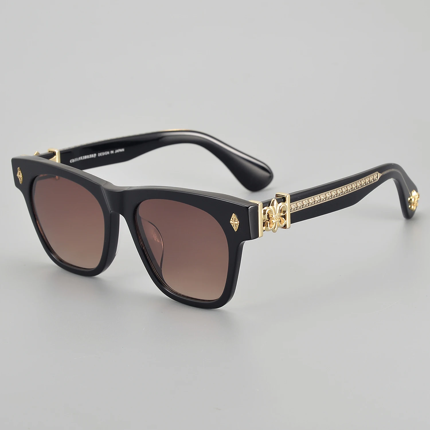 2024 Ray Dusk Light Shade Acetate Leopard Print Sunglasses display picture 3