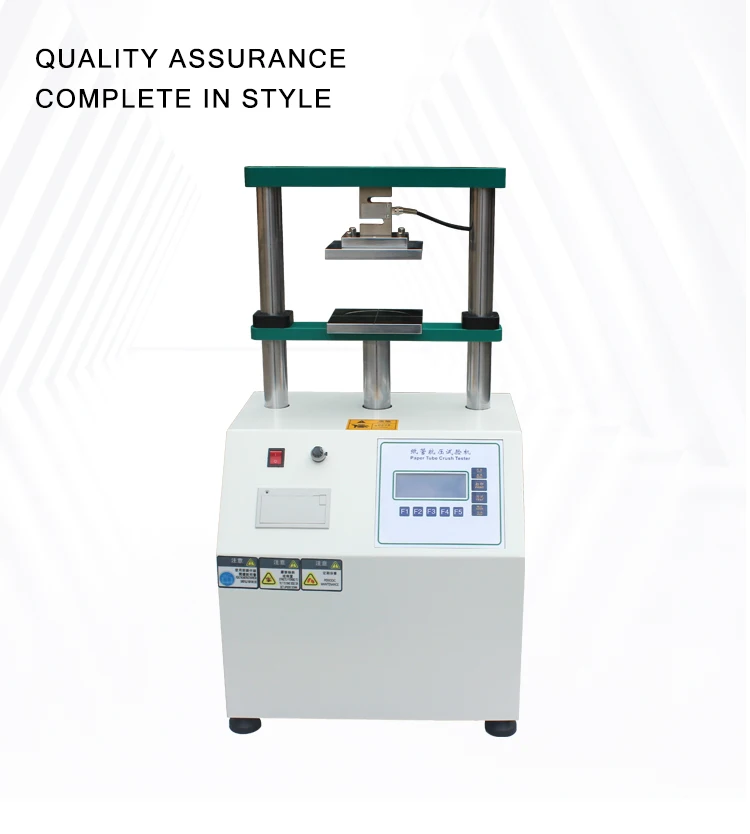 High Quality Paper Cylinder Compressive Strength Testing Machine Paper Tube Compressive Test Equipment