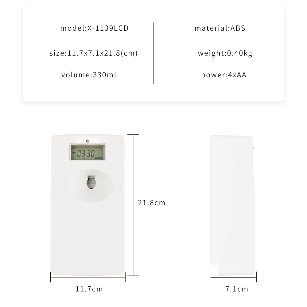 Custom OEM/ODM Battery Operated Air Freshener, Rechargeable Air Freshener Dispenser & Automatic Air Freshener Dispenser