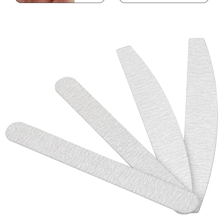 Custom Printed Biodegradable Double Side Wooden Nail File Zebra Nails