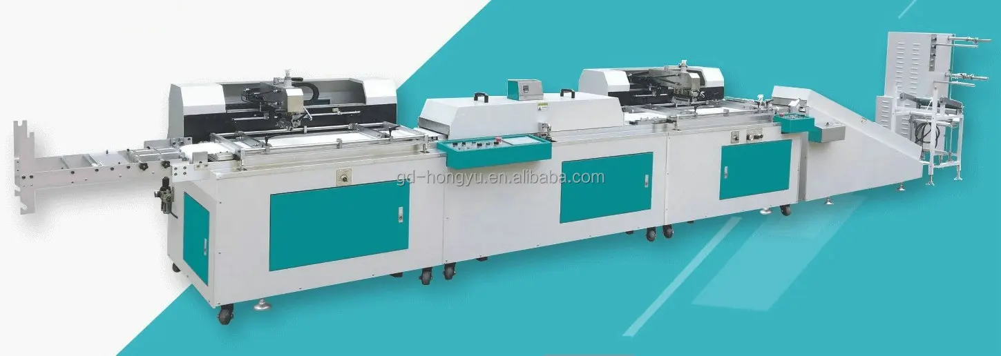 8KW 750M/H Fully Automatic Screen Printing Machine Double Sides Precise Printing