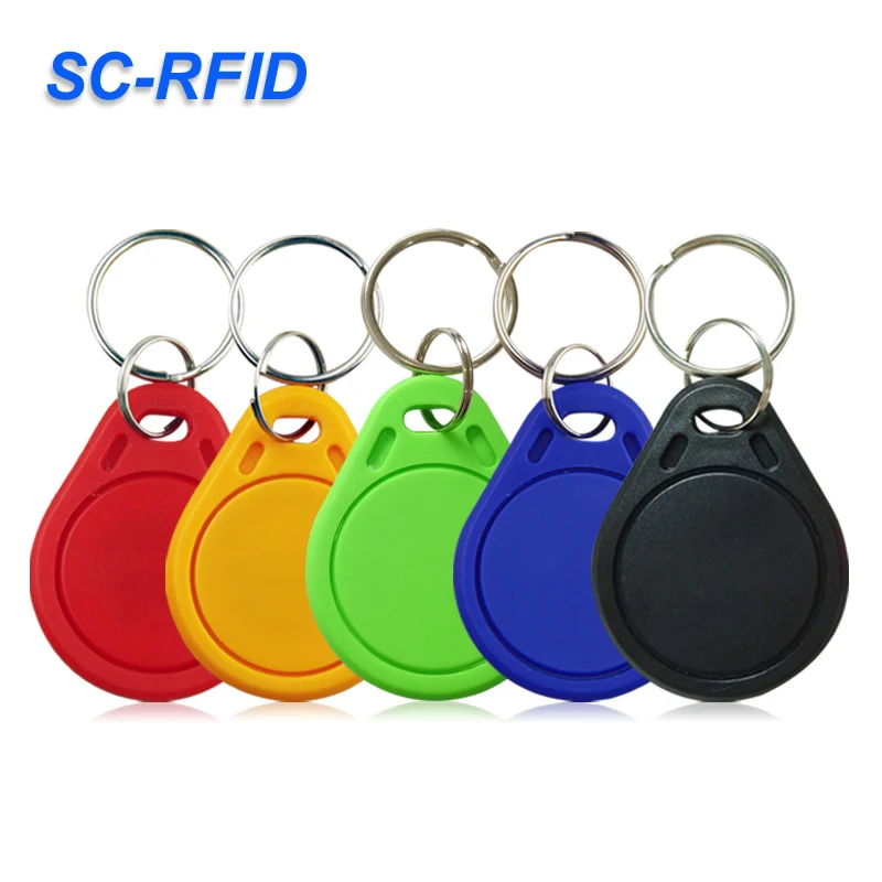 Customer Logo NFC Tag Smart NFC Keychain F08 Chip NFC Keyfob for Access Control System