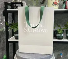 Custom Private Logo Printed Black Pink Small Personalized Luxury Paper Pouch Paper Bags