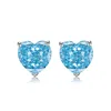 Earrings (sea blue)