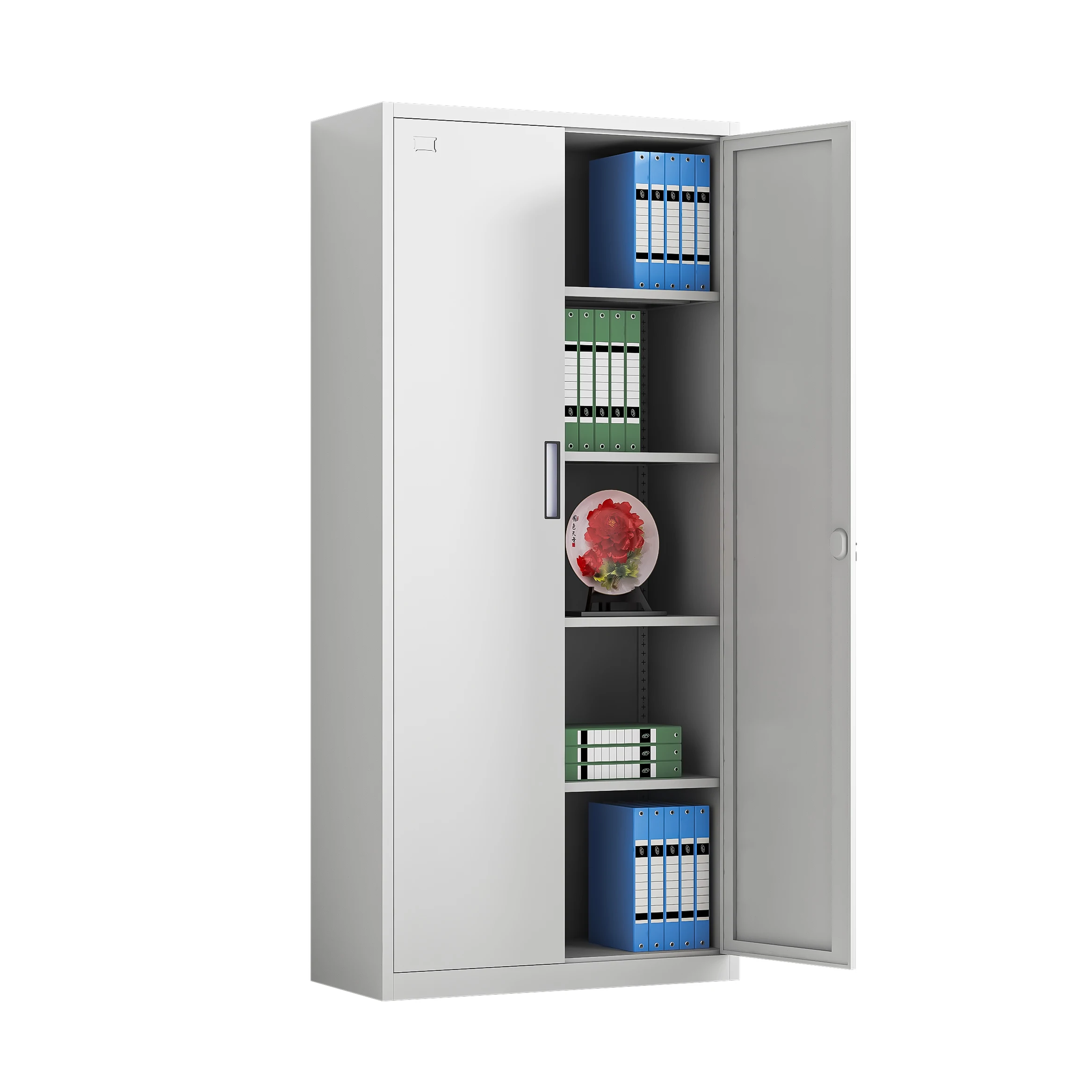 Fully Assembled Steel Metal Storage Cabinet Filing Cabinet with Shelves for Office Furniture