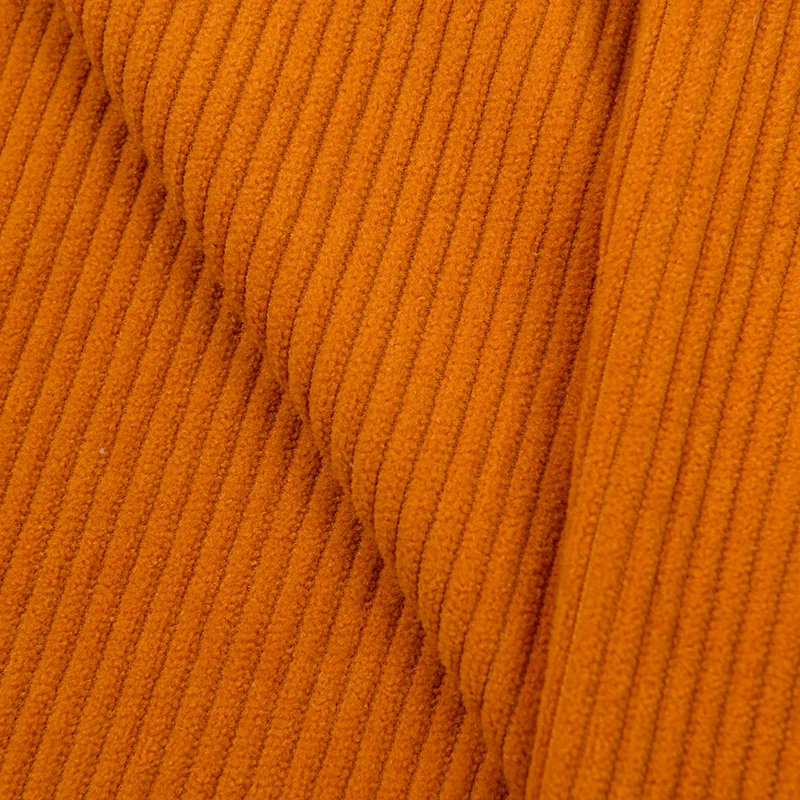 High quality warp knitting 100%Polyester 8w corduroy fabric for sweat pants