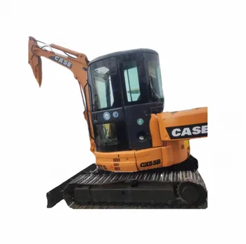 High quality used excavator CASE CX55B second hand hydraulic crawler digger