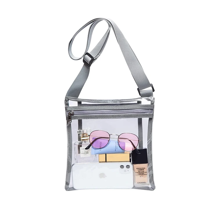 2023 Best Selling Clear Bag Stadium Approved Clear Bag With Inner Pocket Transparent  Crossbody Bag - Buy Clear Stadium Cross Body,Clear Vinyl Pvc Zipper Bags,Clear  Crossbody Bag Product on 