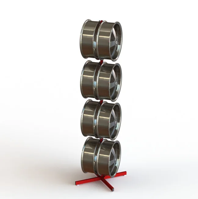 Wheel Display Rack Metal Display Racks Tire Storage Stand Hot Wheels
