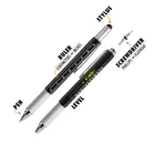 Function Multi Function Best Selling 6 In 1 Tool Multi Function Pen With Print Logo Stylus Multifunction Multitool Multi-function Ballpoint Ball Gifts