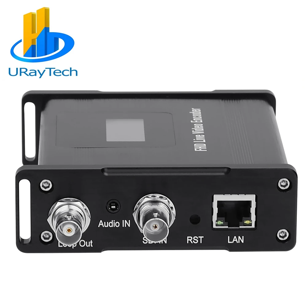 URay HEVC H.265 H.264 SD HD 3G SDI to IP Live Streaming Video Encoder SRT RTMP  m3u8 Broadcast Streamer with Display| Alibaba.com