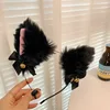 Cerchietto con campanello per orecchie di gatto nero