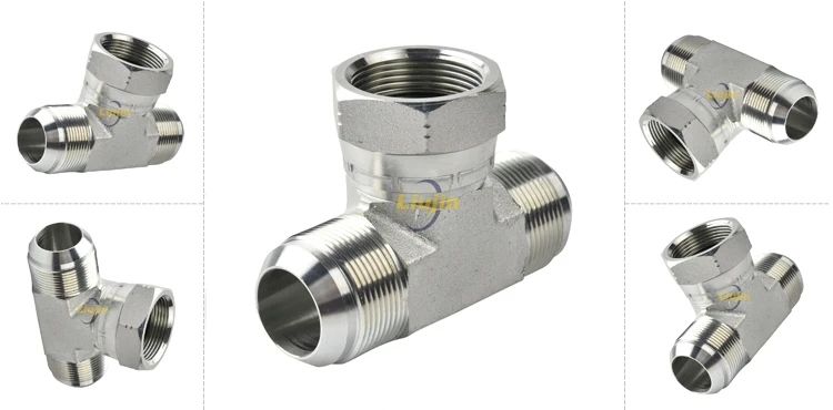 BJ-32 pipe fitting tee hydraulic adapter hydraulic adapter bsp