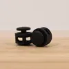 Black 17mm - 17mm - round - black