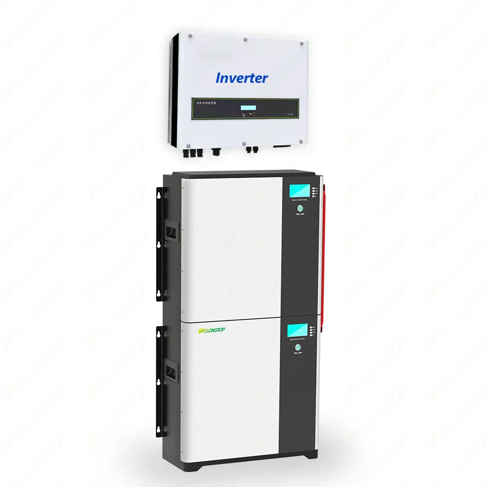 Smart Communication Solar Inverter 10KWH Power Wall LiFePO4 Battery 10KWH 200AH 48V Wall Mounted Stackable Battery Pack