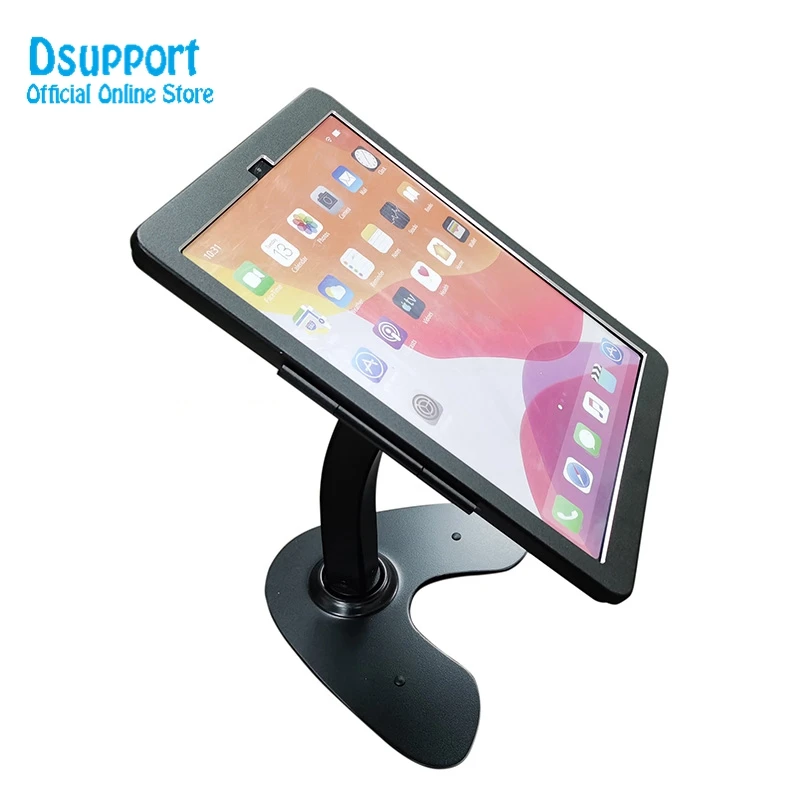 Permanent Screw Fix Adjustable Tablet Holder with Key Lock for Apple iPad PRO 10.5