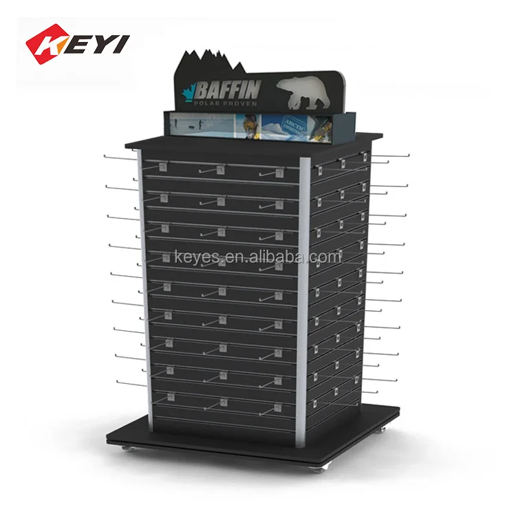 Retail Shop Metal Pegboard Display Rack for Key Chain Pack Hooks and Blister Pack Presentation