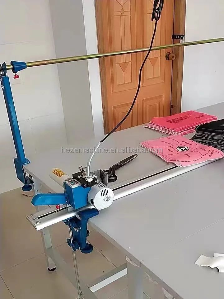 Textile Cutting Table Automatic Round Knife Canvas Fabric Cloth Cutting Plotter Machine for Price