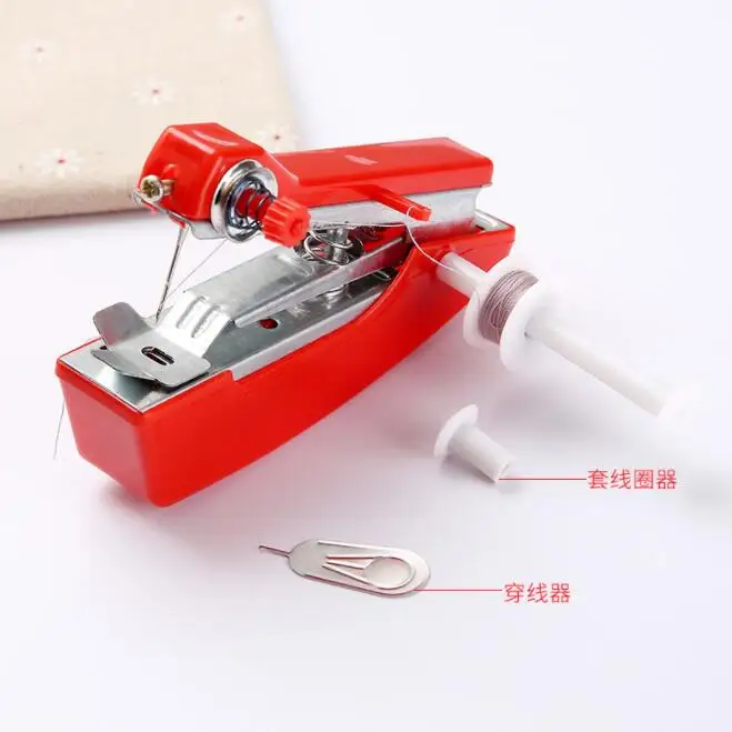 Mini Sewing Machine Manual Portable Home Pocket Hand Sewing Machines Multifunctional Factory Outlet Handheld Sewing Machine