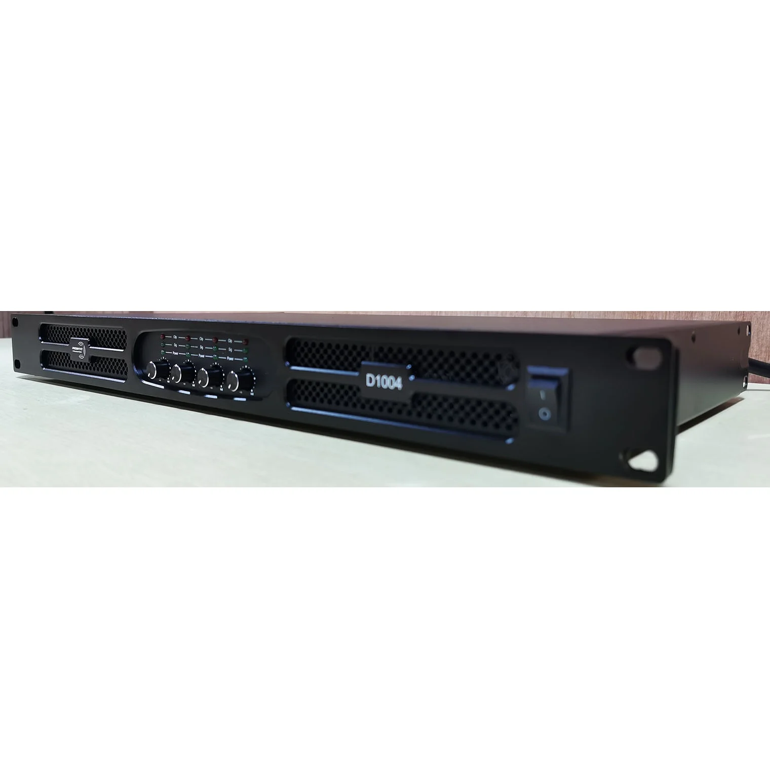 D1004 4 Channel Class d 1u Digital Professional Audio Sound 3000w Power Amplifier with PFC3000