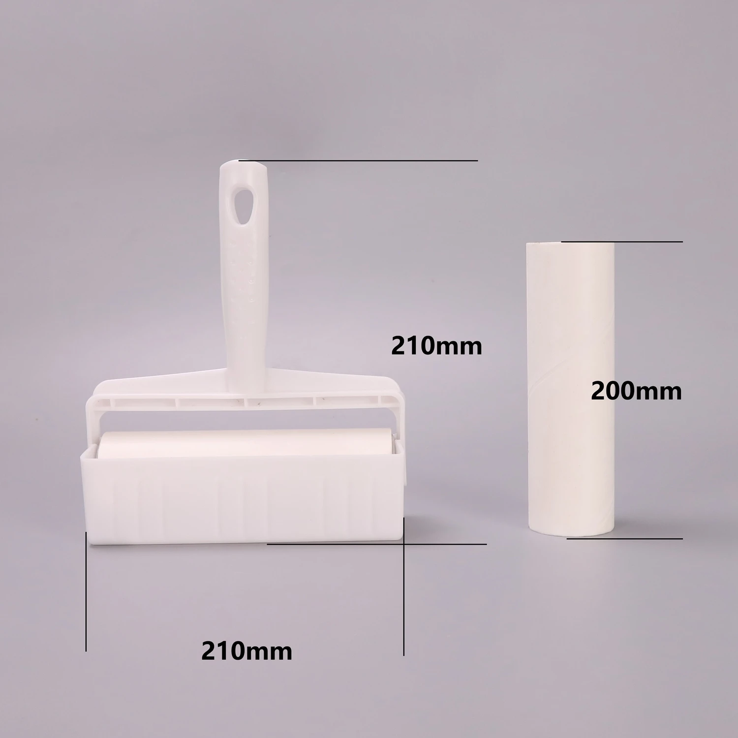 HUIFU Extra Large 60 Sheet Giant Lint Roller Manual Sticky Paper Remover for Pet Hair Cleaning