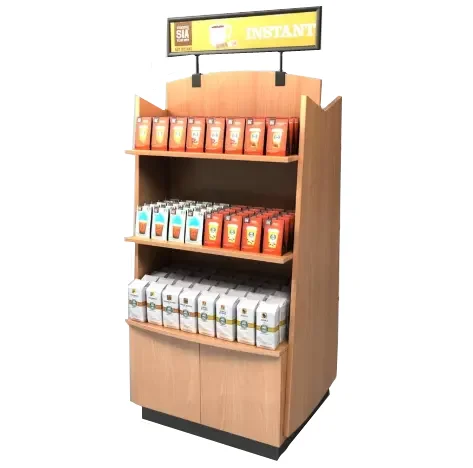 Buy Wholesale China Advertising Wood Stand For Coffee Retailer Shops Candy  / Coffee / Tea Bag Display Rack & Candy / Coffee / Tea Bag Display Rack at  USD 33