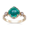 แหวนมรกตสังเคราะห์ 18K