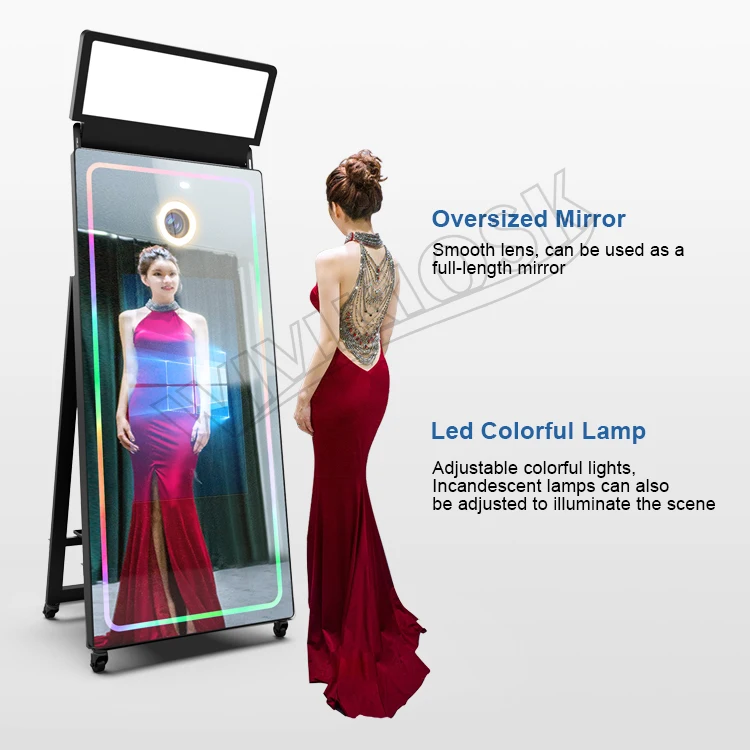 2023 Newest Magic Mirror Photo Booth Compatible With Camera Devices