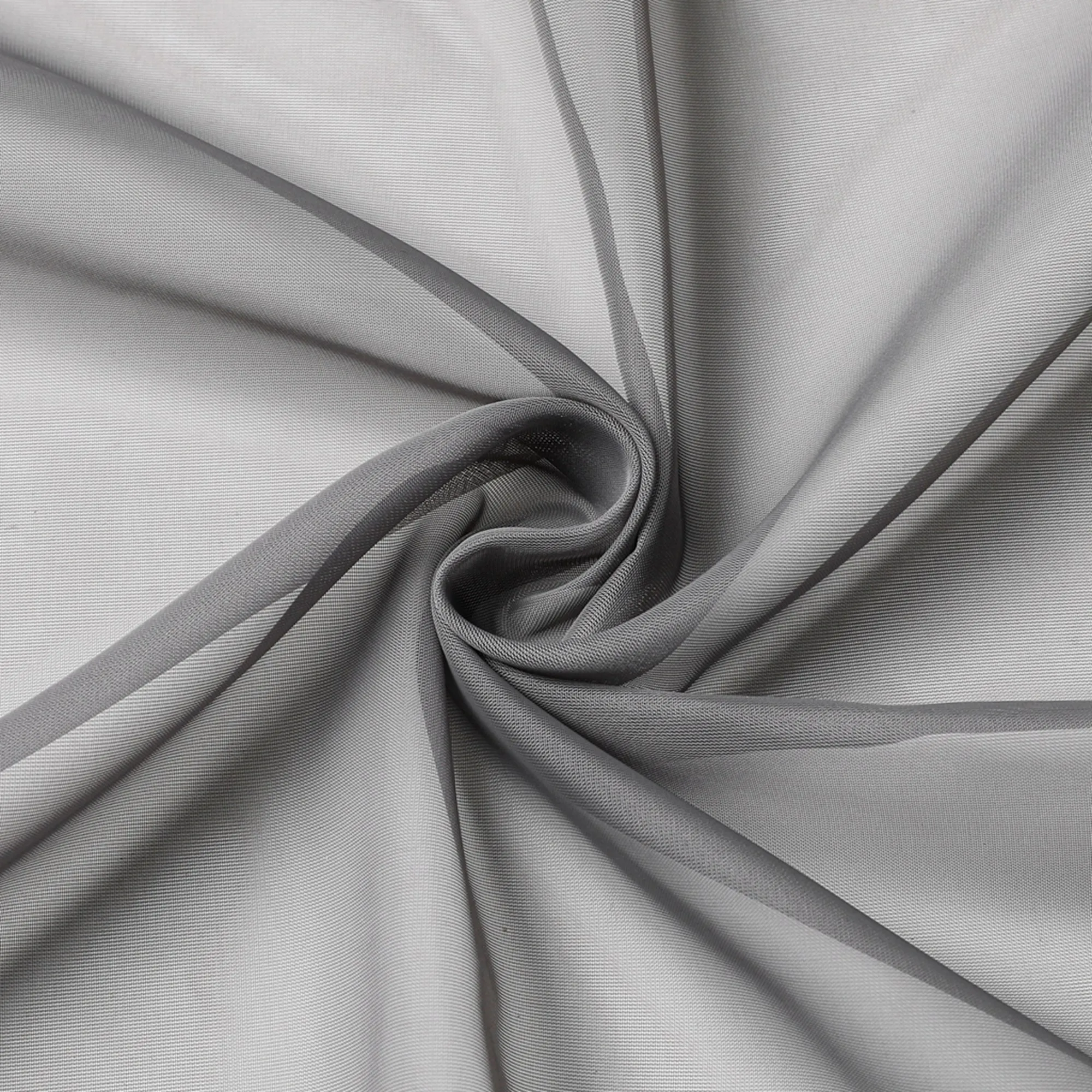 Polyamide Elastane Mesh Black Fabric