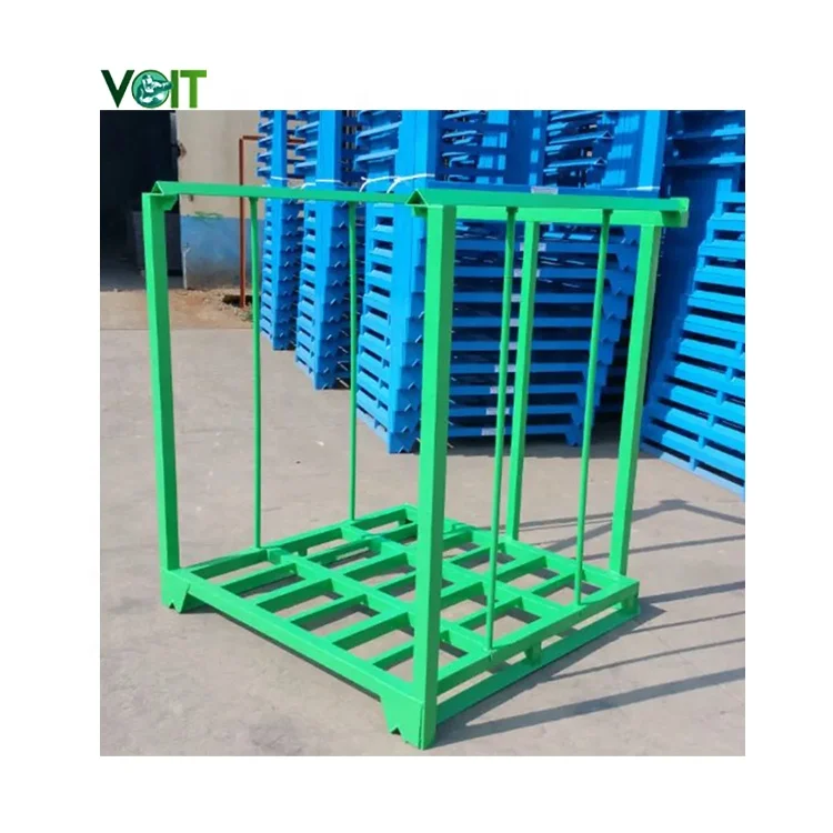 OEM ODM Transport Stacking Metal Nesting Frame Rack Nestainer Steel Cage for Fabric Rolls