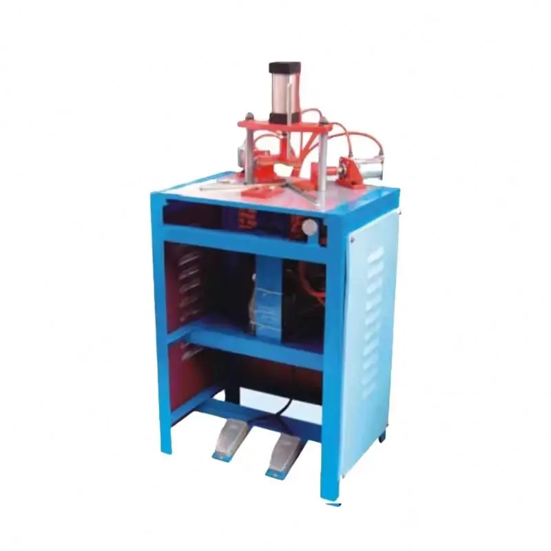 Fully Automatic Pneumatic Frame Nailing Machine for Wood Frame Machine Photo and Picture Frame Corner Cutting Machine
