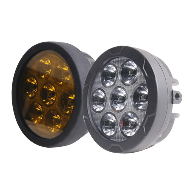 TIYPEOR 4.5Inch Super Bright Spotlight LED Work Head Light for Motorcycle Off-Road ATV UTV Truck Auxiliary Headlight Fog Lights