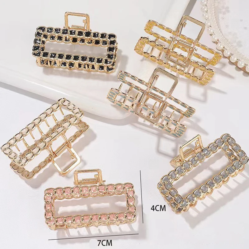 Лидер продаж металлическая заколка для волос женщин оптовая продажа заколки креативные полые металлические