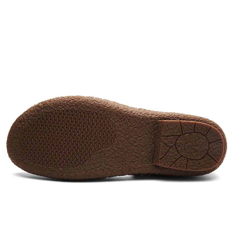 OEM Service Factory Supply Hand Made Microfiber Leather Large Size Summer Beach Sandals For Men