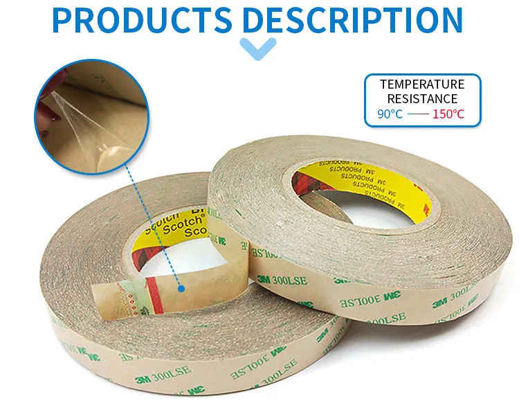 Die Cut Adhesive Transfer Tape 300lse 9471le Self Adhesive Film