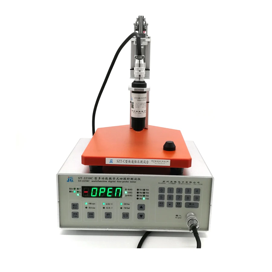 Electrical Resistivity Meter for Thin Layer of Graphite Paper Carbon Fiber Paper Felt Conductor