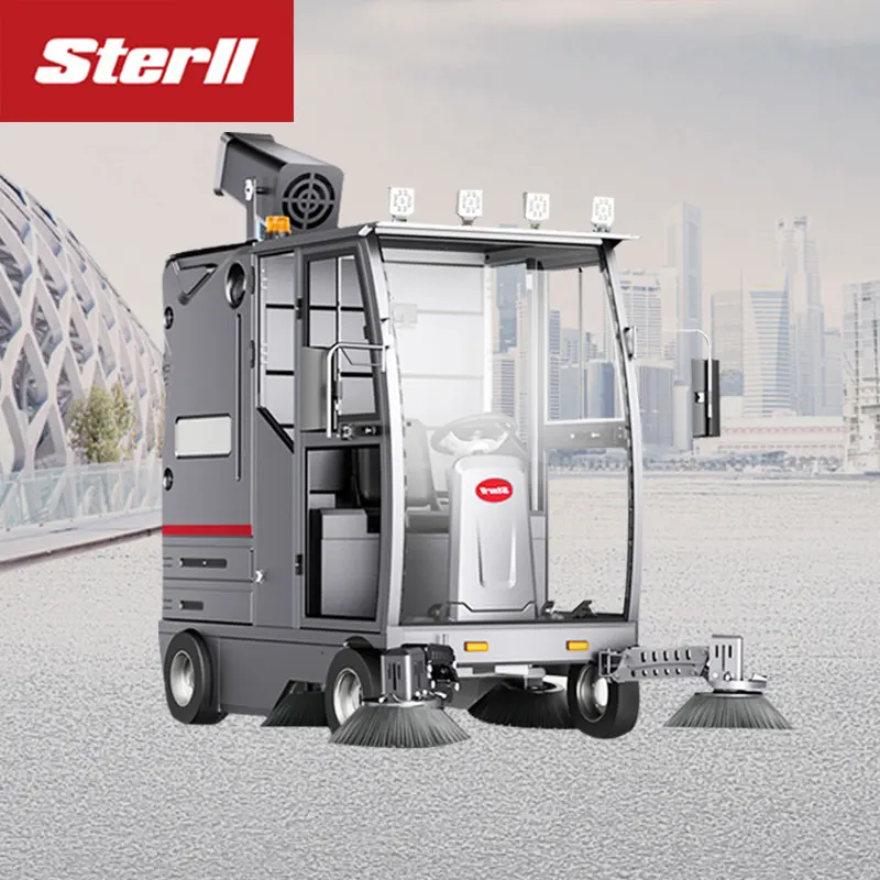 Popular Design STERLL ST16 Ride-on Battery Electric Operated Road Floor Sweeper