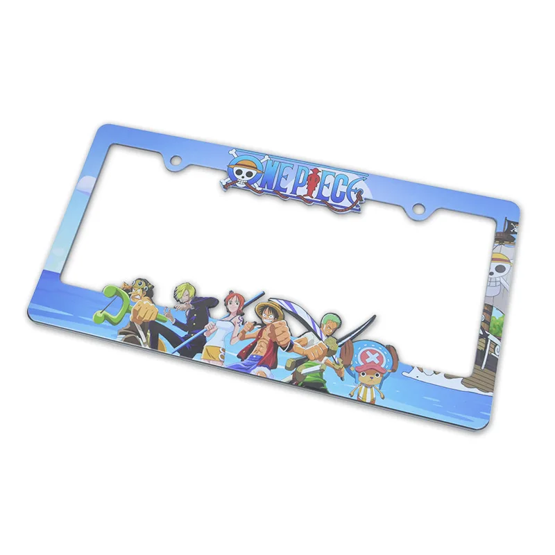 Custom Plastic 3D Anime  License Plate Frame Hello Kitty Plastic License Plate Frames Jdm License Frame