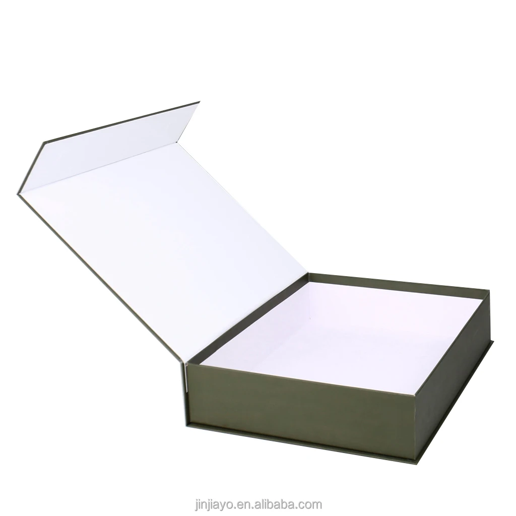 กล่องคลามเชลล์ (Clamshell) แบบแม่เหล็กคุณภาพสูงจากกระดาษ พร้อมโลโก้แบบกำหนดเอง กล่องบรรจุภัณฑ์ของขวัญที่พิมพ์ลายตามคำสั่ง