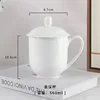 Large capacity bone china cup No. 2