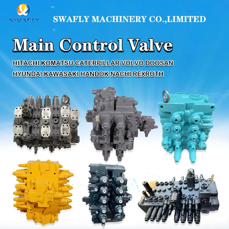 SWAFLY EX135 EX135UR Main Control Valve 4359898 Hydraulic Distributors for Hitachi Excavator