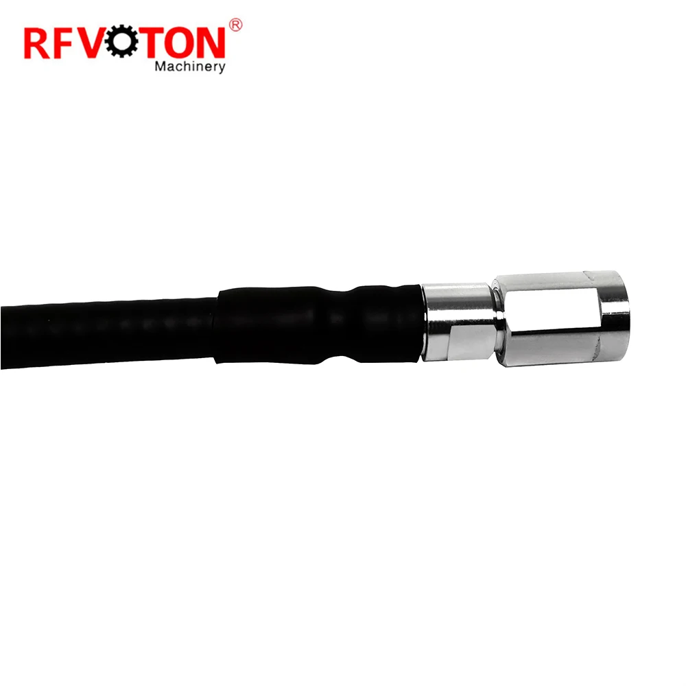 Flexible cable assembly RF jumper 1/4 superflexible NEX10 male to 4.3-10 mini din male connector details