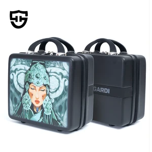 Mini Portable Luggage Case Handbag Portable 13 Inch Cosmetic Box Makeup Organizer Bag Hard Shell Suitcase Travel for Kids