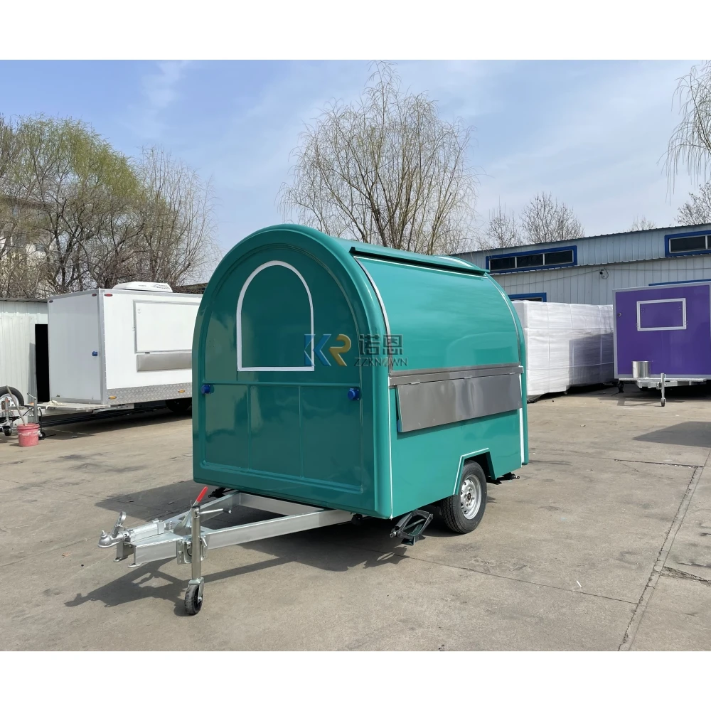 2024 CE Food Cart Stall Small Food Trailer Ice Cream Sell Commercial Mobile Sushi Promotion Food Truck From China