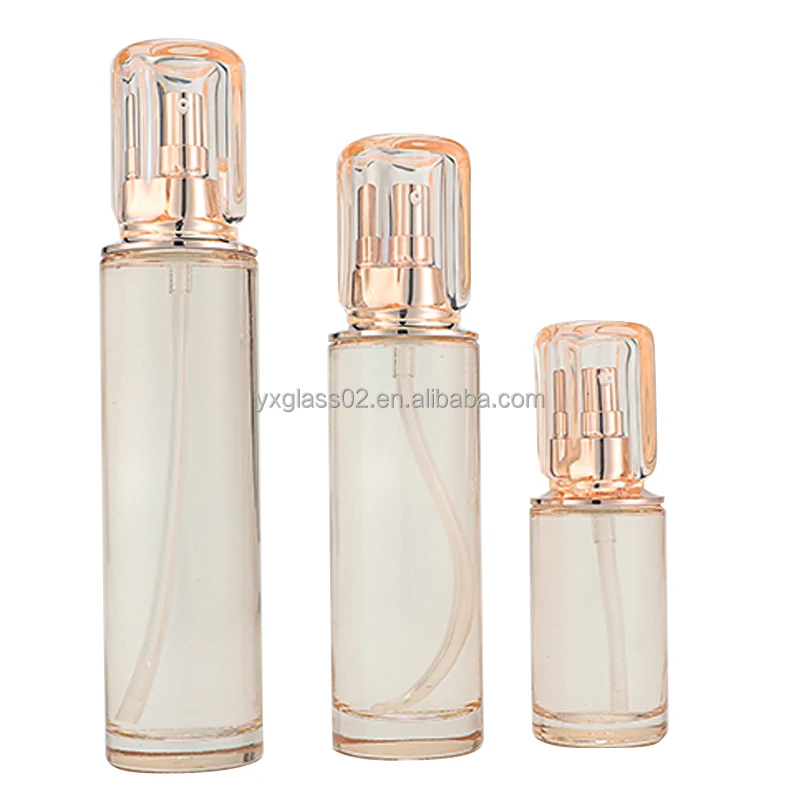 Cosmetic glass bottle set CBP series same style skincare glass packaging container luxury skincare packaging supplier supplier