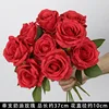 Red single-headed cream rose