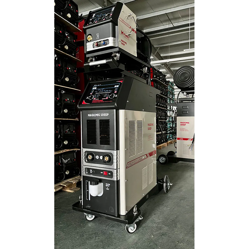 Poney Brand MIG 350DP Aluminium Welding Machine Mig Welding Machine 500 Amp Double Pulse 3PH 380V MIG IGBT