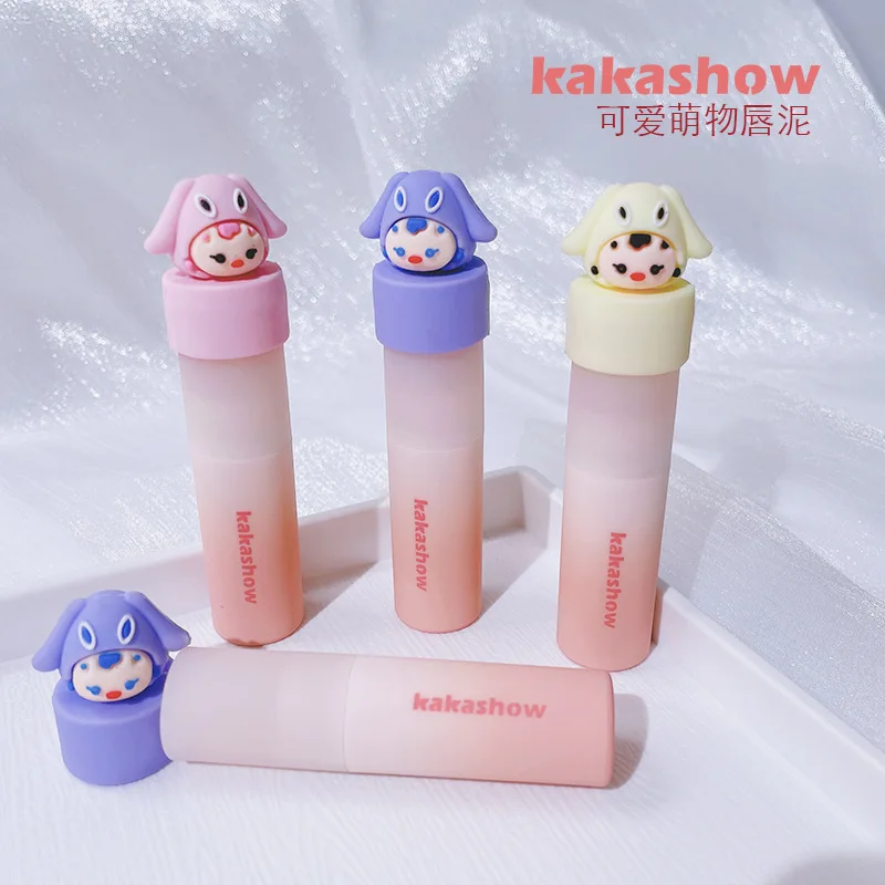 KAKASHOW Makeup 5 Colors Custom Logo Long Lasting Cosmetics New Launch Cute Liquid Lipgoss