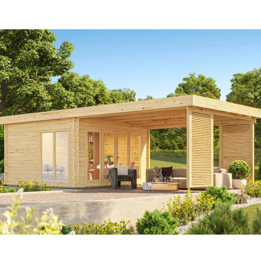 OEM/ODM Modular Homes Prefabricated Houses Modern Design Prefab Luxury Wooden Structure Bungalow for Living