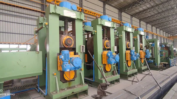 Fully Automatic Direct Forming Carbon Steel Pipe Making Machine for Roll Forming square Tube 100x100x6mm